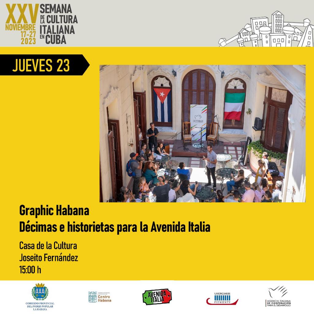 Se presenta el libro “Graphic Habana”, la primera novela gráfica del proyecto de cooperación Avenida Italia