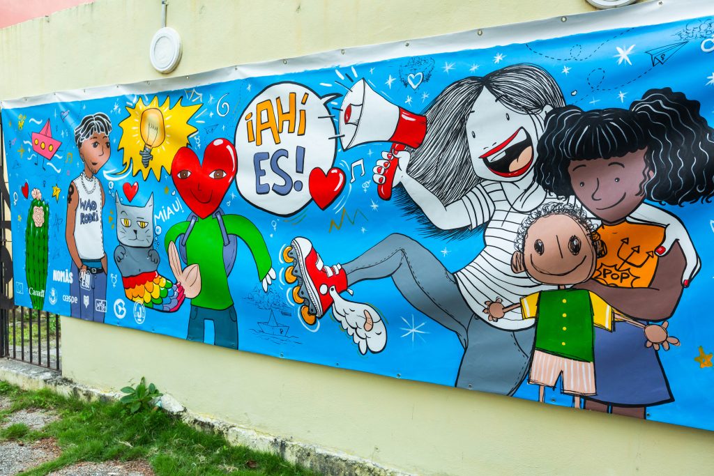 La sede AICS La Habana apoya la campaña "Ahí es", creada por adolescentes contra las violencias machistas en Cuba 2 foto campana ahi es