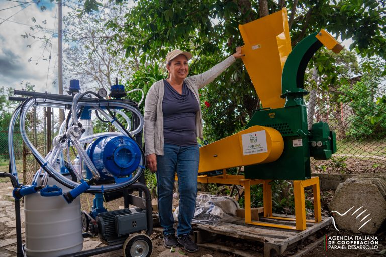 AICS con Lázara: un referente para las mujeres en el campo, en un mundo dominado por hombres